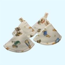Pee Pee Teepees Baby Boy Pee Shield Baby Shower Gift Set Of 4 Handmade — image 4