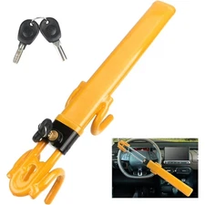 Steering Wheel Lock - Heavy Duty Antitheft Device and Car Security Lock