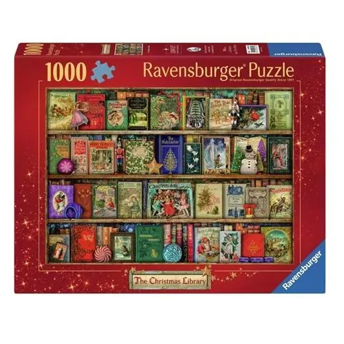 Ravensburger - The Christmas Library Puzzle 1000pc - Picture 2 of 2