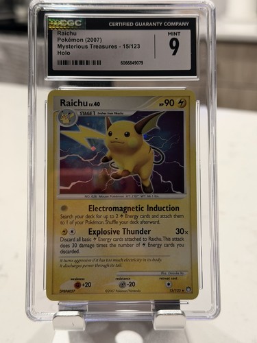 Raichu graded CGC 9 for sale on eBay