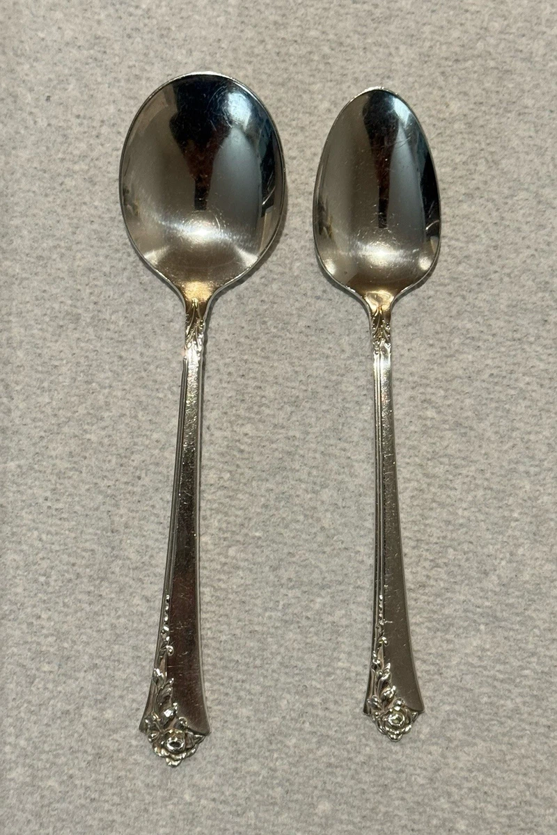 Damask Rose Spoon Antique US Sterling Silver for sale | eBay