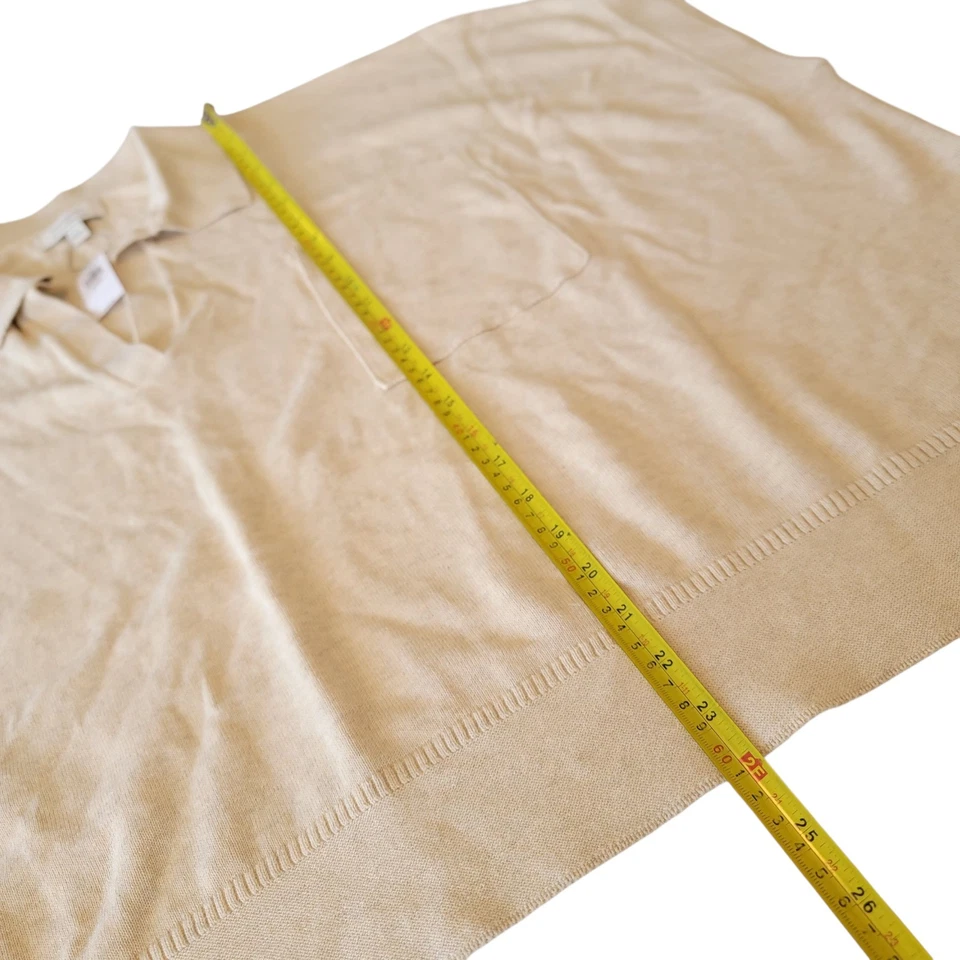 Nuevo con etiquetas Suéter Banana Republic Crema Cuello Johnny Mujer Talla XL XXL Foto 4 de 4