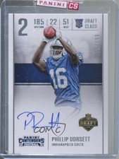 2015 Panini Contenders Draft Class RPS 35/199 Phillip Dorsett #DC-PD Auto 1b8