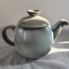Vintage 6 1/2" FRANKOMA Prairie Plainsman Woodland Green 6 Cup Teapot w/ Lid 6T