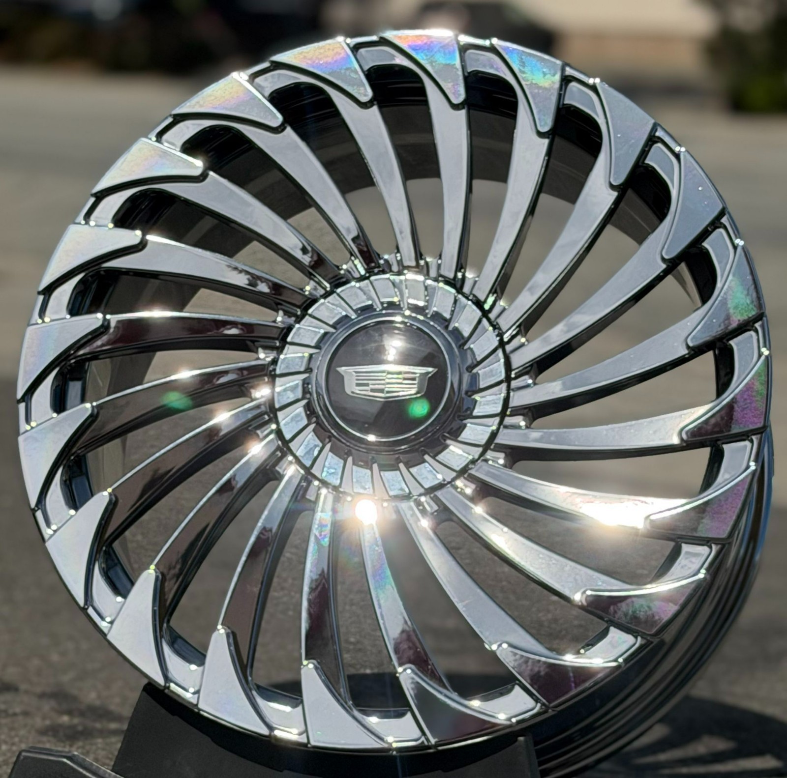 20” inch Chrome Twisted Wheels Cadillac CT6 5X120 ATS XTS SRX ...