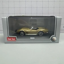 Sun Star 1969 Chevrolet Corvette Stingray Convertable 1:43 Diecast 10043