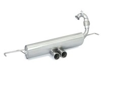 Ragazzon Sportauspuff ESD mittig 2x70mm für Smart Fortwo Typ 453 0.9l 1.0l
