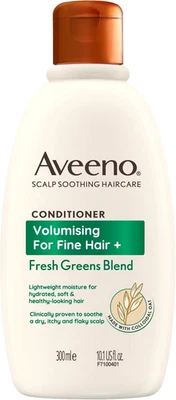 JOHNSON & JOHNSON Aveeno Scalp Soothing Haircare Volumising Conditioner, Fresh Green Blend
