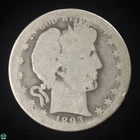 1893-S Barber Half Dollar - About Good Details