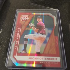 2021 Panini Elite Extra Edition Micah Ottenbreit #114 Rookie Die-Cut /114 (RC)