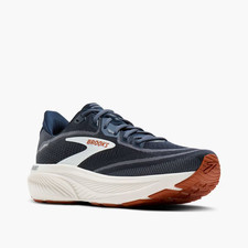 Brooks Men's Ghost 18 Navy Blazer/Red Earth/Blue Medium/D