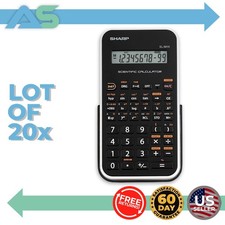 20 Lot Sharp EL-501X2B-WH Engineering/Scientific/Math Calculator 146 Functions