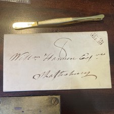 lovely superb EL GB QV Winsham Chard  pennny post Somerset postal history 1839 