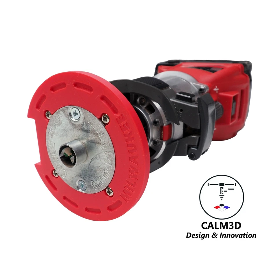 Milwaukee M18 FTR Plunge & trim sub-base set for 60mm & 35mm  bushes  – INC P&P - Image 4 of 4