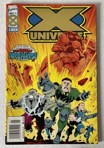Vintage Volume 1 Issue 1 May Marvel Comics X-Men X-Universe 1995 Gold Foil Cover