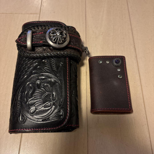 Used Alzuni Long Wallet & Key Case 2-Piece Set Nagoya ALZUNI Used Alzuni Long Wallet & Key Case 2-Piece Set Nagoya ALZUNI