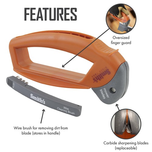 Smith’s 50603 Handheld Lawn Mower Blade Sharpener - Oversized Handle & Large ... - Picture 4 of 9