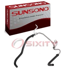 Sunsong Cooler To Reservoir Power Steering Return Line Hose for 2003-2009 xm