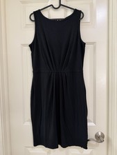 ann taylor women black dress size 10