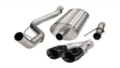 Corsa fits Ford 11-13 F-150 Raptor 6.2L V8 Black Sport Cat-Back Exhaust