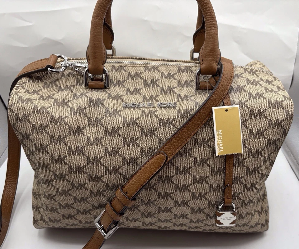 Bolso Bandolera Grande Convertible Michael Kors GRAYSON MK Signature Nuevo con Etiquetas Foto 3 de 4