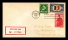 DR JIM STAMPS US COVER CERTIFIED MAIL FIRST DAY ISSUE SCOTT FA1 COMBO