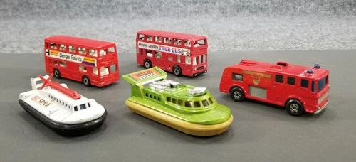 Matchbox Lesney Superfast Lot of 5 Diecast Vehicles Made in England
