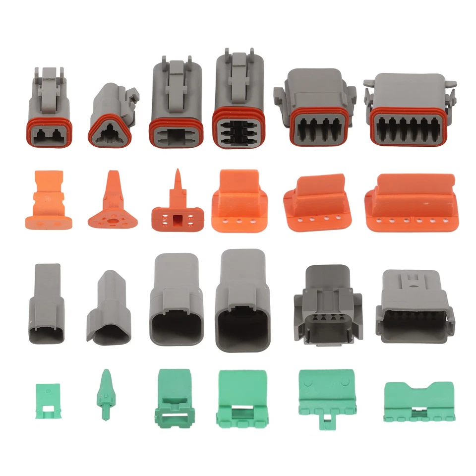 New 1650PCS Deutsch Connector Kit Stamped Contacts For 14,16,18,20 GA.WIRE - Image 2 of 4