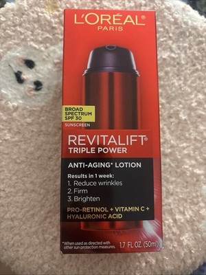 L'Oréal Revitalift Triple Power Anti-Aging Lotion 1.7 Oz