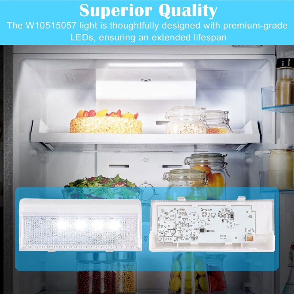 Refrigerator LED Board Light Lamp W10515057 For Whirlpool Maytag