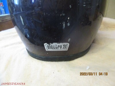 Vintage Electro 2A pro series BROWN helmet full face MOTORCYCLE
