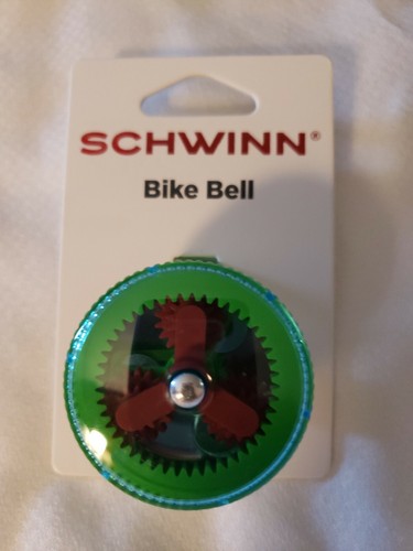 SCHWINN- BIKE BELL - GREEN- UNIVERSAL 