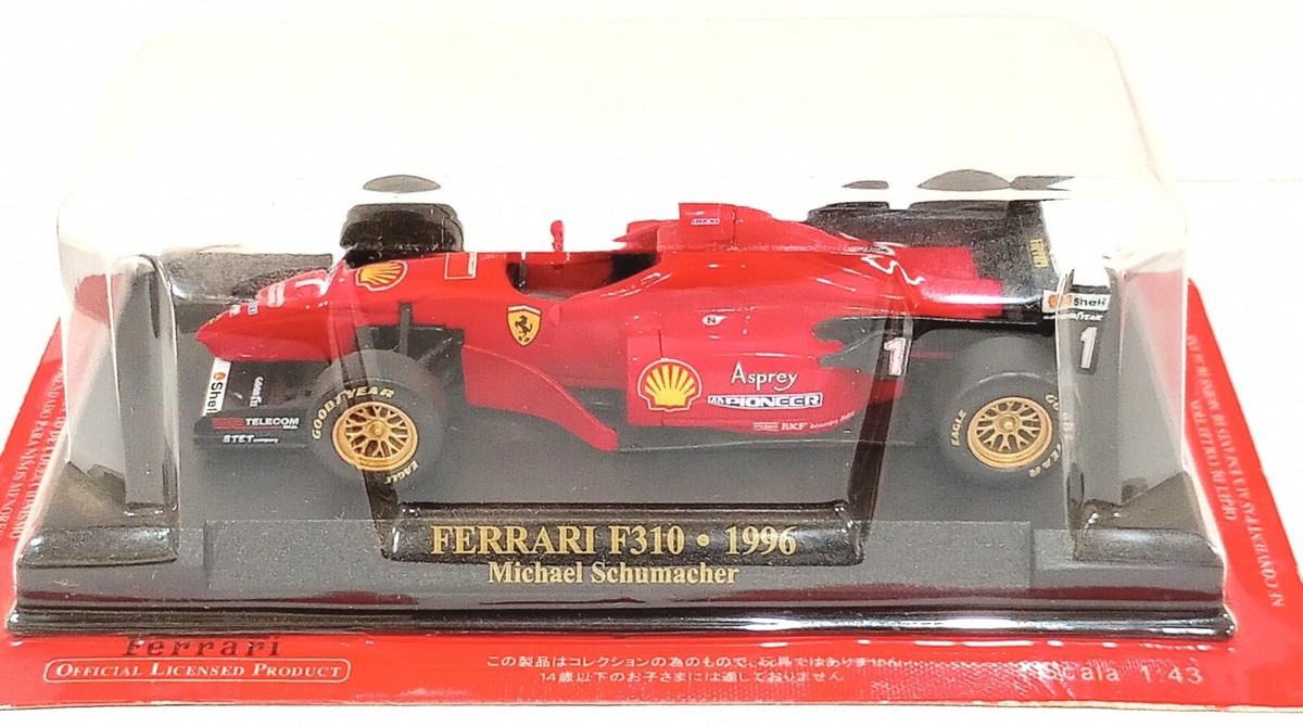 Miniature F1 Minichamps 1/43 Ferrari F310/2 De Schumacher 1996 – Occasion