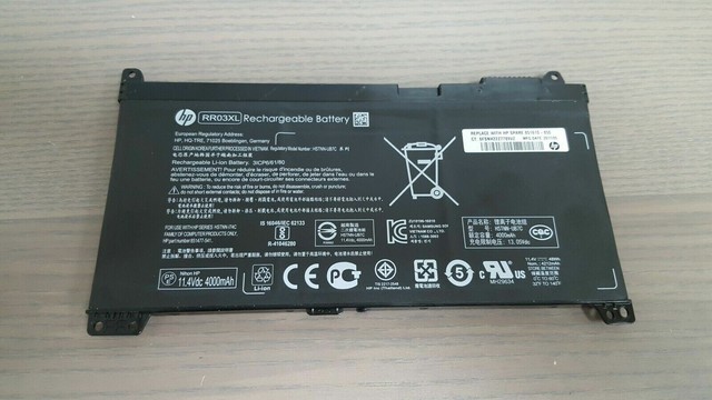 Rr03xl аккумулятор hp