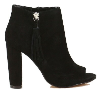 STEVE MADDEN CAPITALL STIEFEL WILDLEDER OFFENE SPITZE MIT REISSVERSCHLUSS ORIGINAL NEU