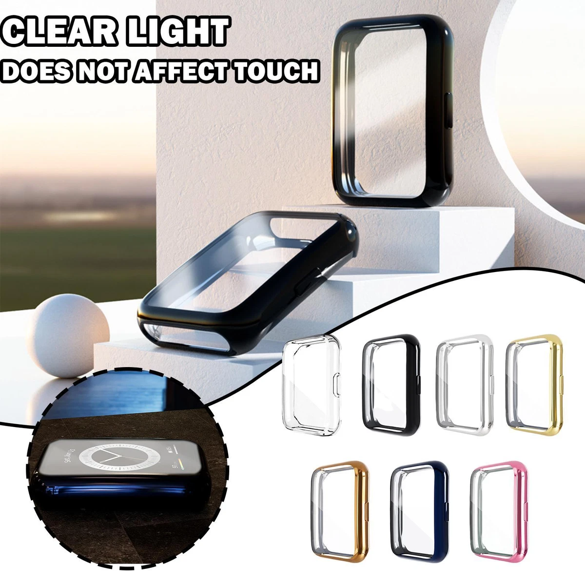 For Huawei Watch Fit 2 Cases Smartwatch Plated Cover TPU Protector
