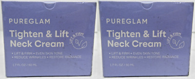 2x PureGlam Neck Firming Cream: Tightening & Lifting Anti-Aging Moisturizer 50ML