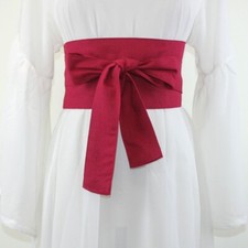 Women Fashion Wide Belt Cotton Blend Corset Japanese Waistband Obi Decoration