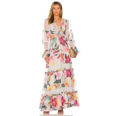 chinese dress ladies Zecca Lace Maxi Dress