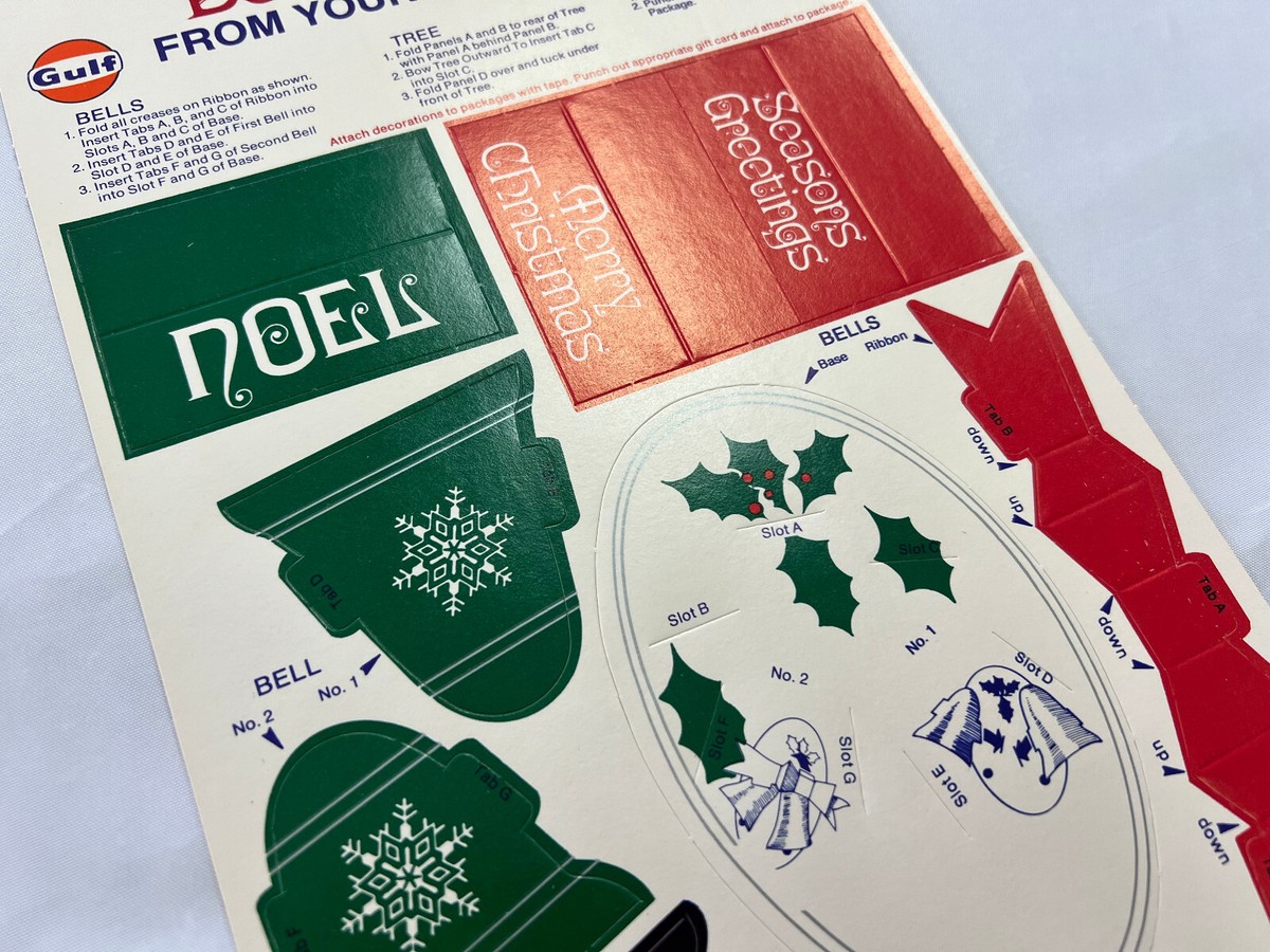 3 Vintage Gulf Christmas Gift Decoration Kits NOS | eBay