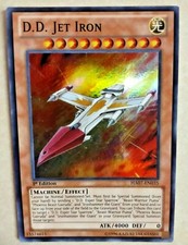 1996 YU-GI-OH "D.D. JET IRON" 1ST Edition HOLO FOIL! HA07-EN035 FREE SHIPPING!!