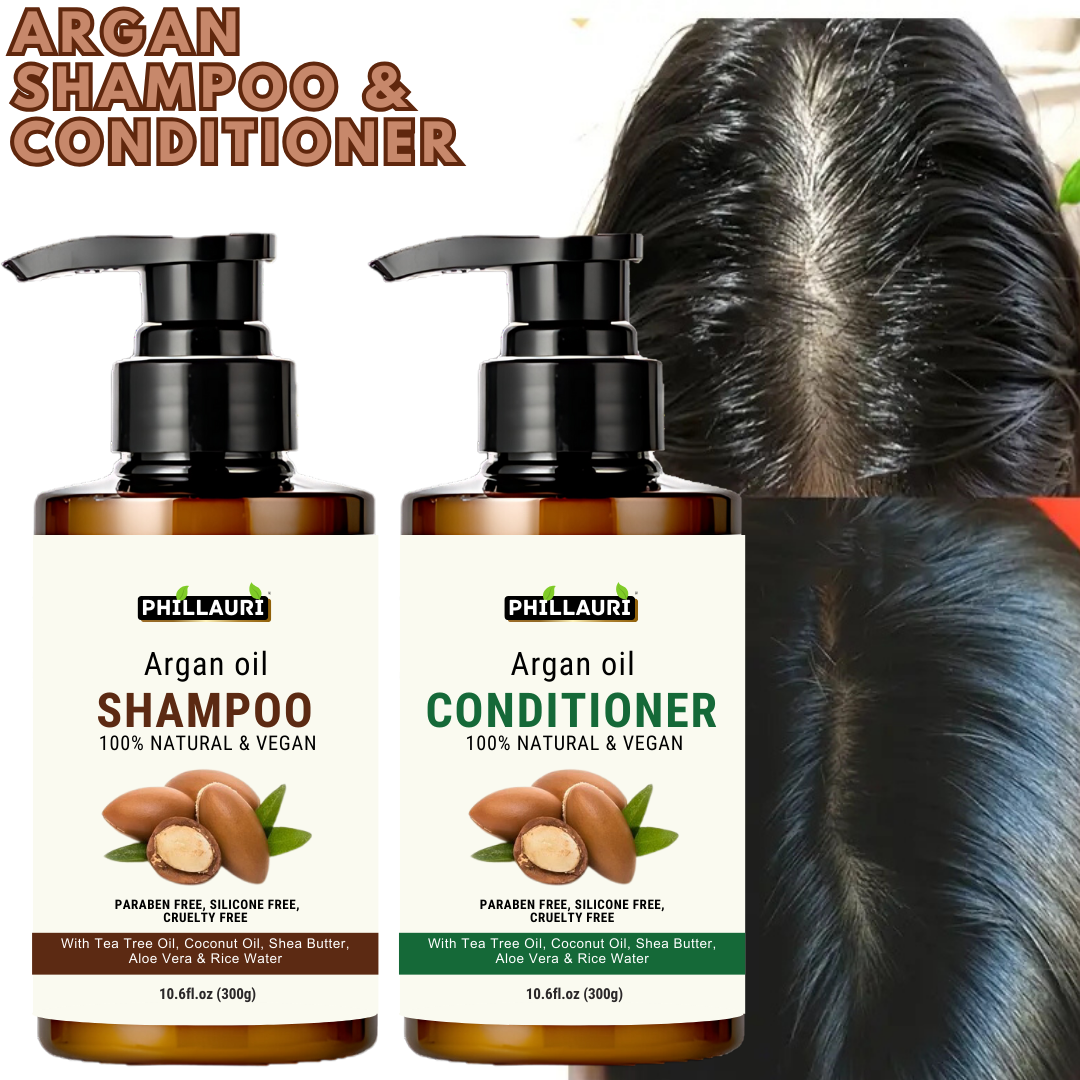 Thickening Shampoo and Deep Moisturizing Conditioner for Hair Growth Women Men  -image