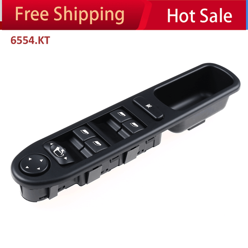 6554.KTMaster Power Window Switch For Peugeot 307 2000-2014 Hatchback CC Wagon - Picture 6 of 8