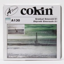 COKIN "A" SERIES GRADUAL EMERALD E1 A130 - GRADUATED LIGHT EMERALD FILTER - NOS
