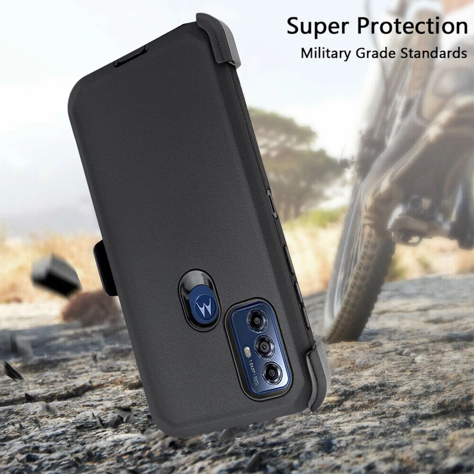 Funda de teléfono para Motorola Moto G Play 2023 apta para Otterbox Defender clip para cinturón Foto 4 de 4