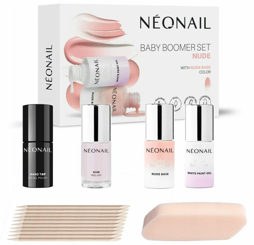 NeoNail Nagelstudio Starter Set Baby Boomer Set Nagellack Geschenkbox TOP