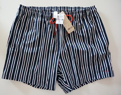 SKINY Herren Badehose gestreift blau CHEEKYNAVY STRIPRS M NEU
