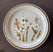 Vintage Ascons Stoneware Classique 8603 10.5" Dinner Plates Cherry Blossoms