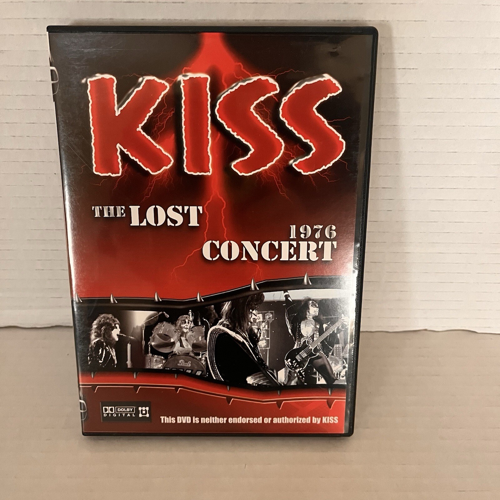 KISS The Lost Concert DVD 2003 1976 Concert DVD Only No Booklet
