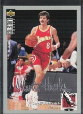 1994-95 Collector's Choice #226 Sergei Bazarevich Silver Signature RC Hawks